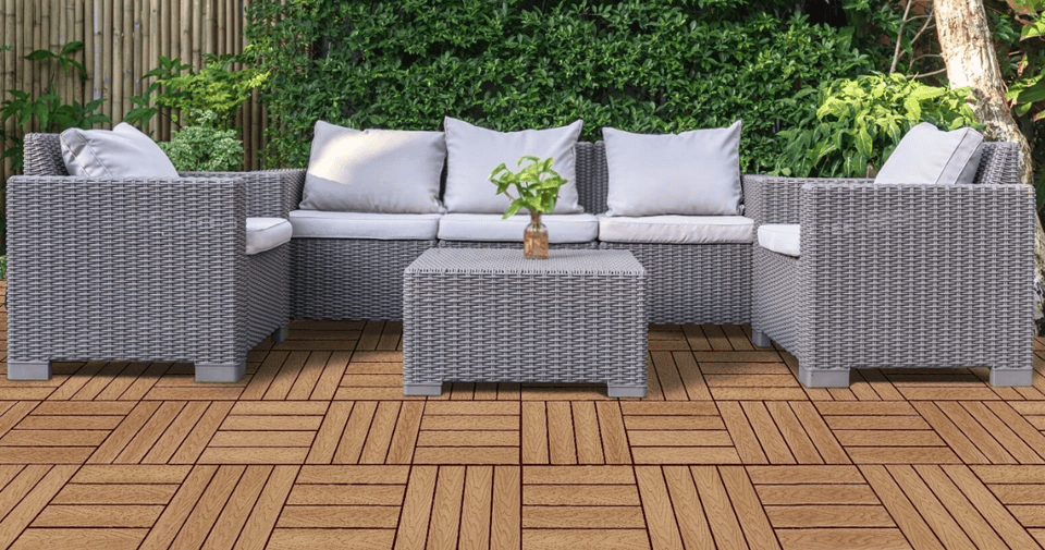 Top 5 Benefits of WPC Decking Tiles for Balconies, Patios & Gardens